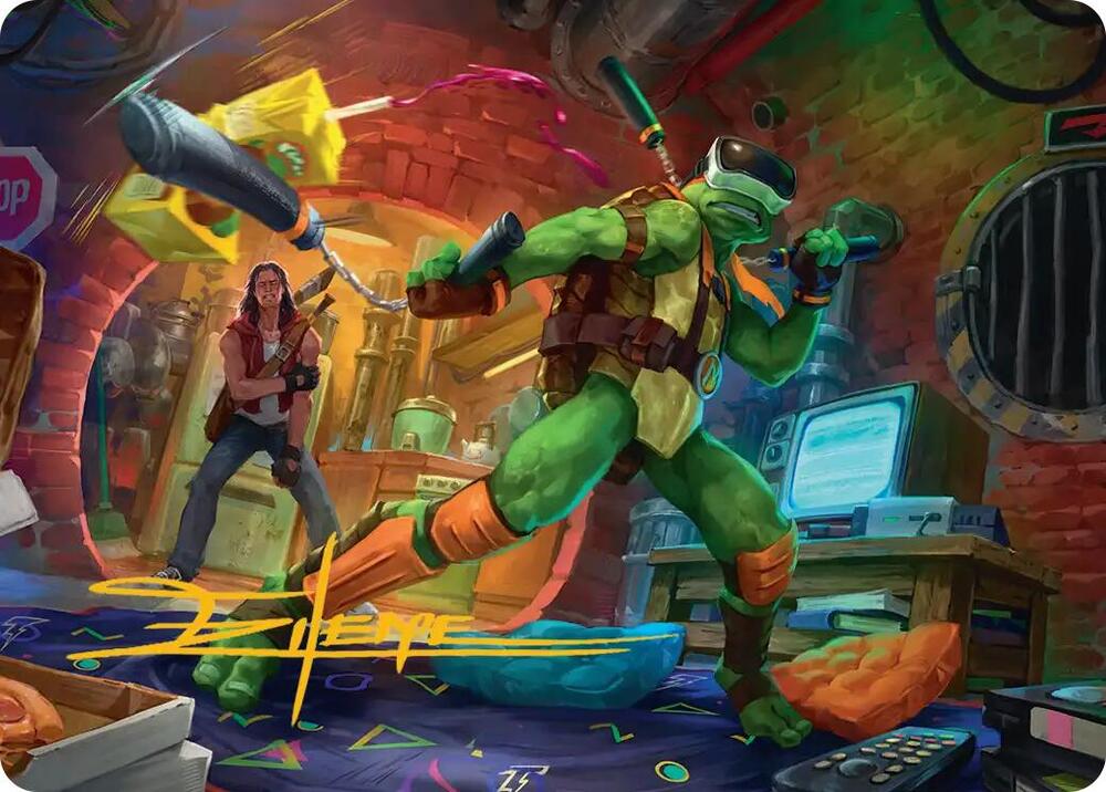 Michelangelo, Game Master Art Card (Gold-Stamped Signature) card image