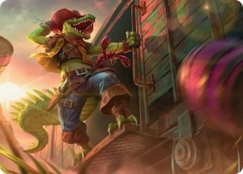 Leatherhead, Iron Gator Art Card card image