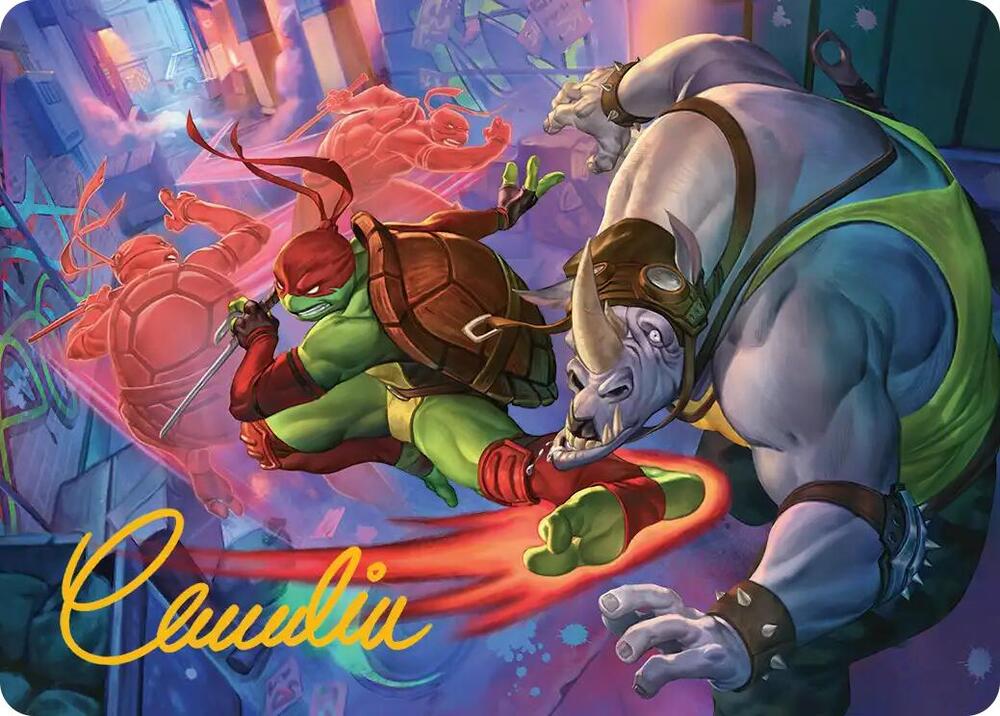 Super Combo Art Card (Gold-Stamped Signature) card image