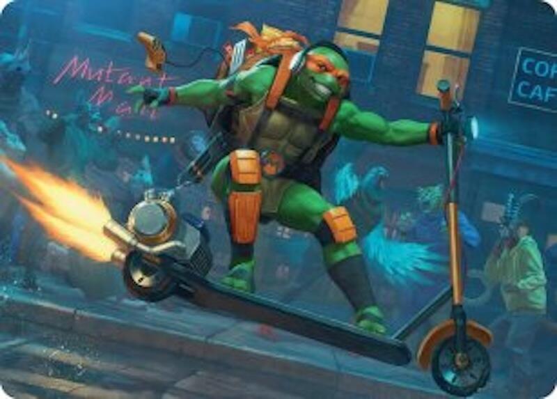 Michelangelo, On the Scene Art Card card image
