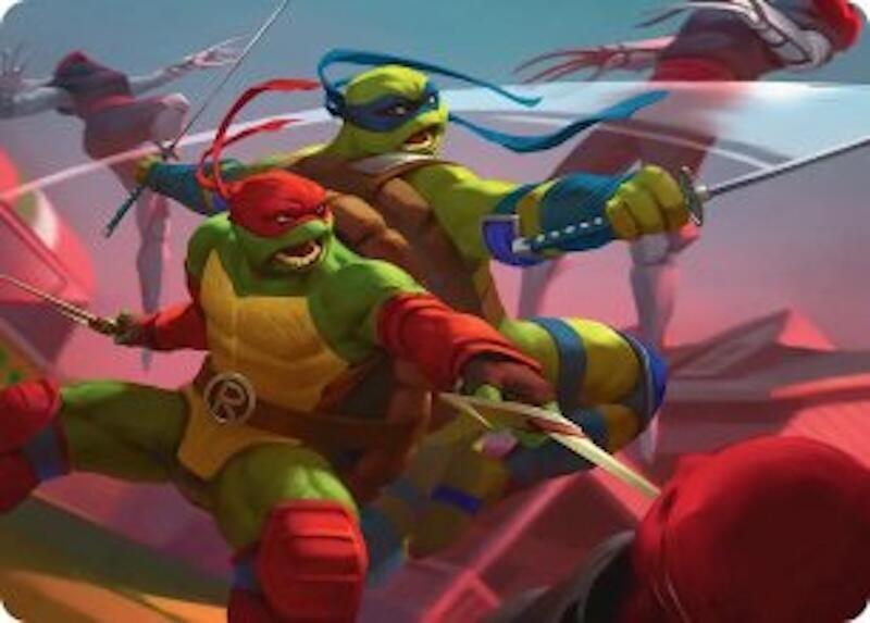 Raph & Leo, Sibling Rivals Art Card card image