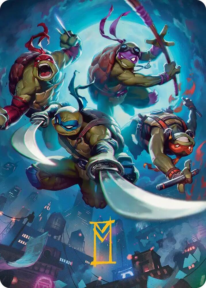 Heroes in a Half Shell Art Card (Gold-Stamped Signature) card image