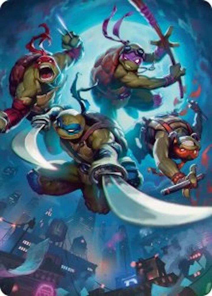 Heroes in a Half Shell Art Card card image