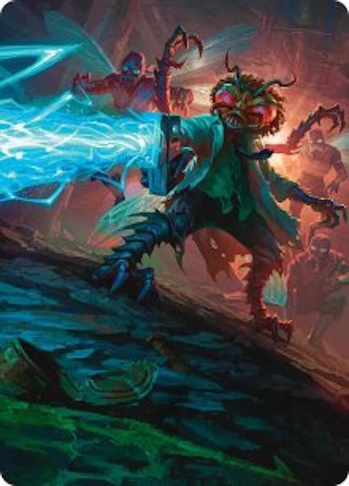 Baxter, Exzzperimental Zzientist Art Card card image