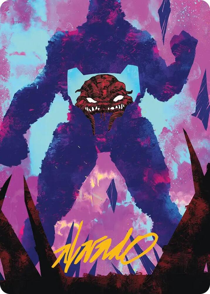 Krang, Utrom Warlord Art Card (Gold-Stamped Signature) card image