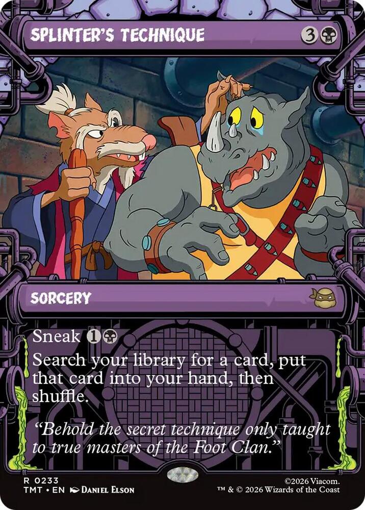 Splinter's Technique (Showcase) card image