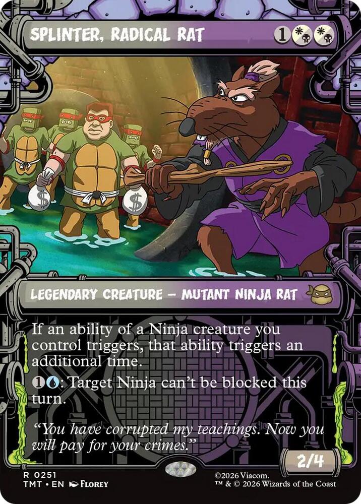 Splinter, Radical Rat (Showcase) card image