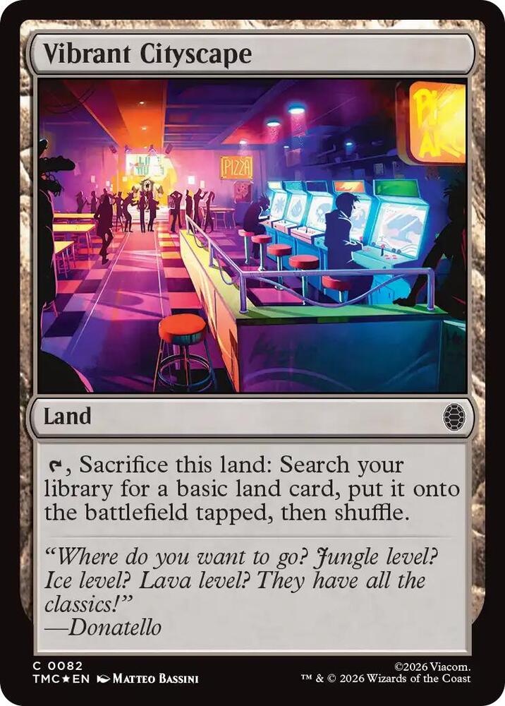 Vibrant Cityscape (Surge Foil) card image