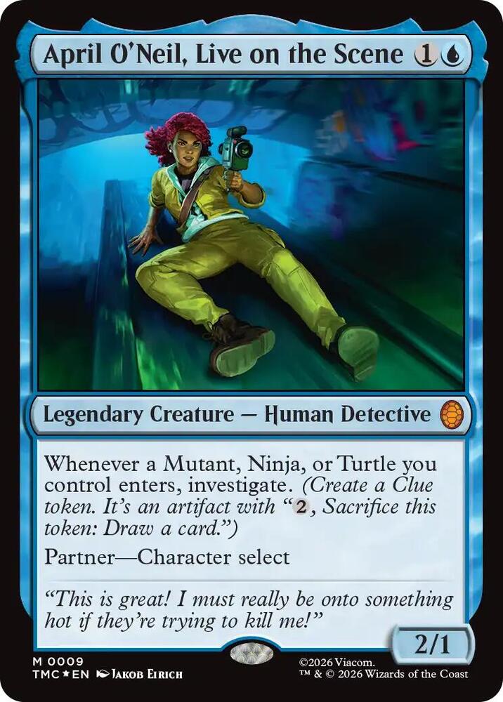 April O'Neil, Live on the Scene (Surge Foil) card image