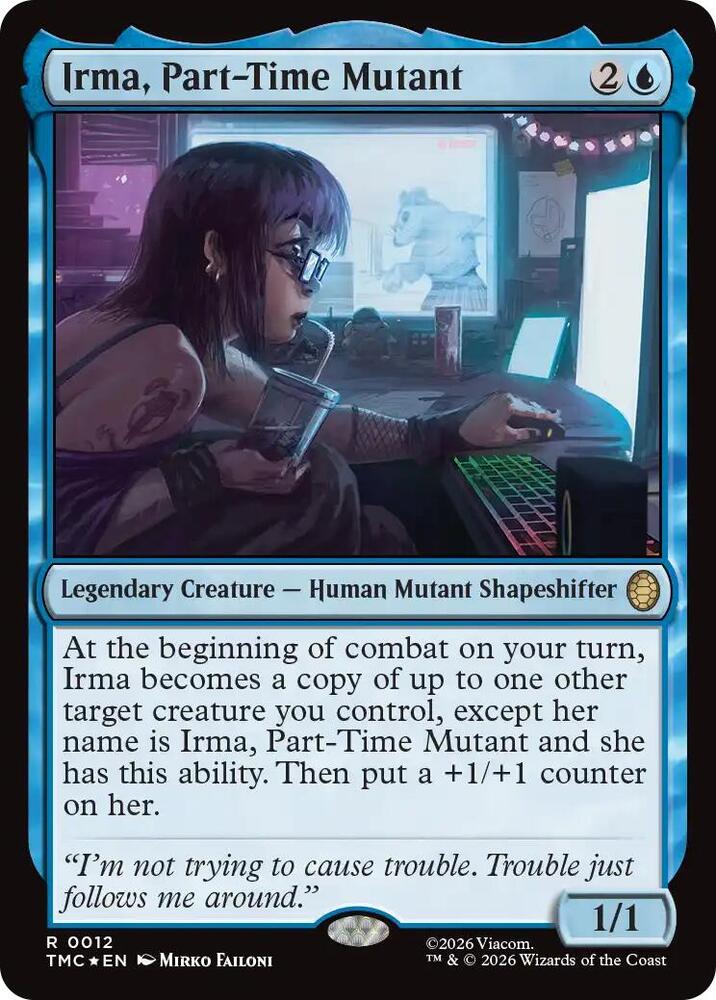 Irma, Part-Time Mutant (Surge Foil) card image