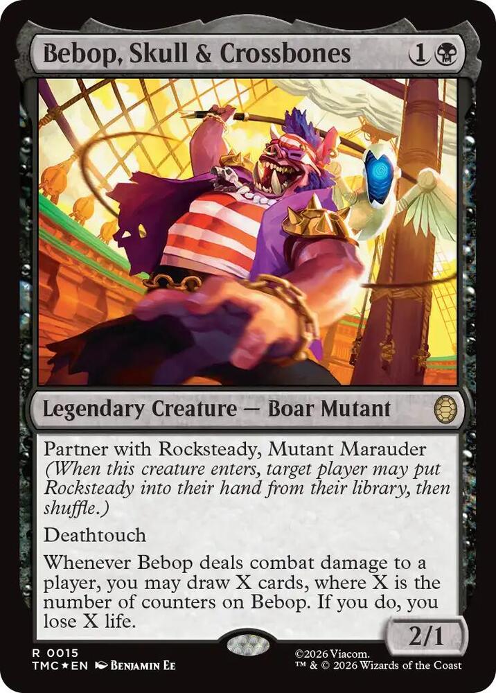 Bebop, Skull & Crossbones (Surge Foil) card image