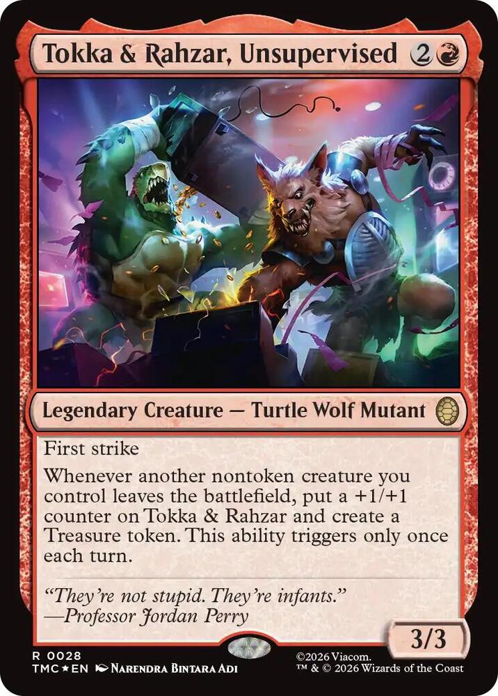 Tokka & Rahzar, Unsupervised (Surge Foil) card image