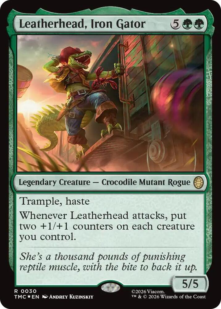 Leatherhead, Iron Gator (Surge Foil) card image