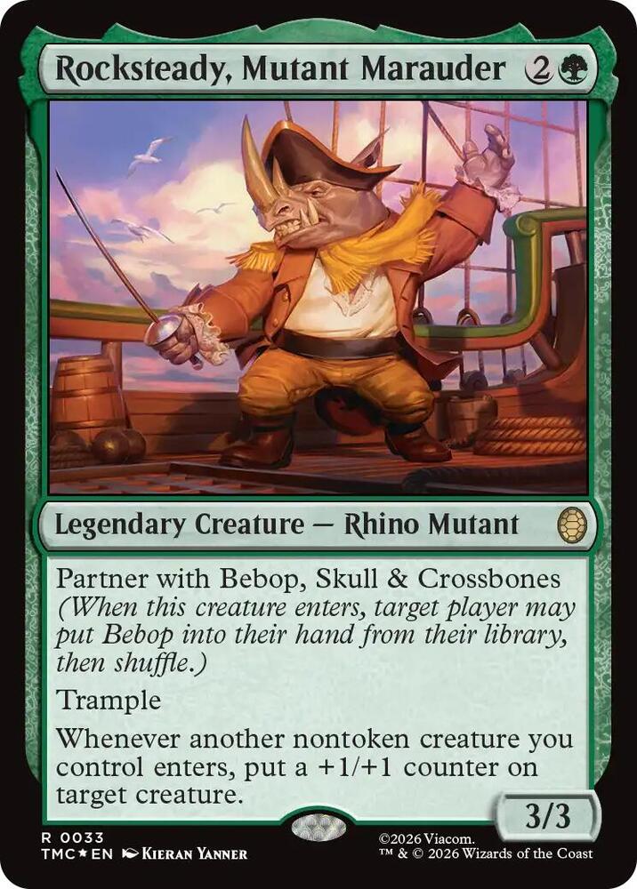 Rocksteady, Mutant Marauder (Surge Foil) card image