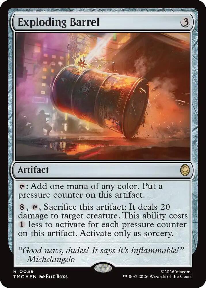 Exploding Barrel (Surge Foil) card image