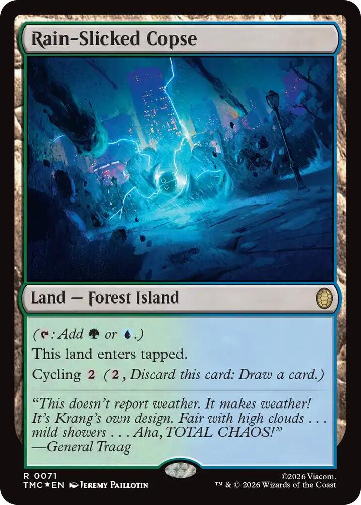 Rain-Slicked Copse (Surge Foil) card image