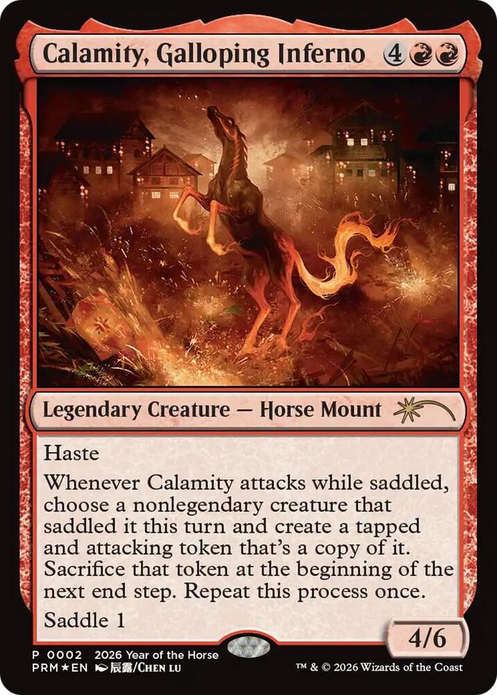 Calamity, Galloping Inferno (Year of the Horse 2026) card image