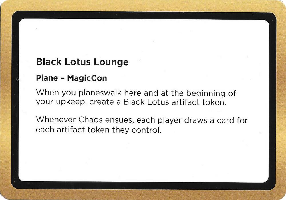 Black Lotus Lounge (Black Lotus Unknown Planechase) card image