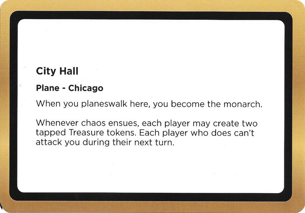 City Hall (Black Lotus Unknown Planechase) card image