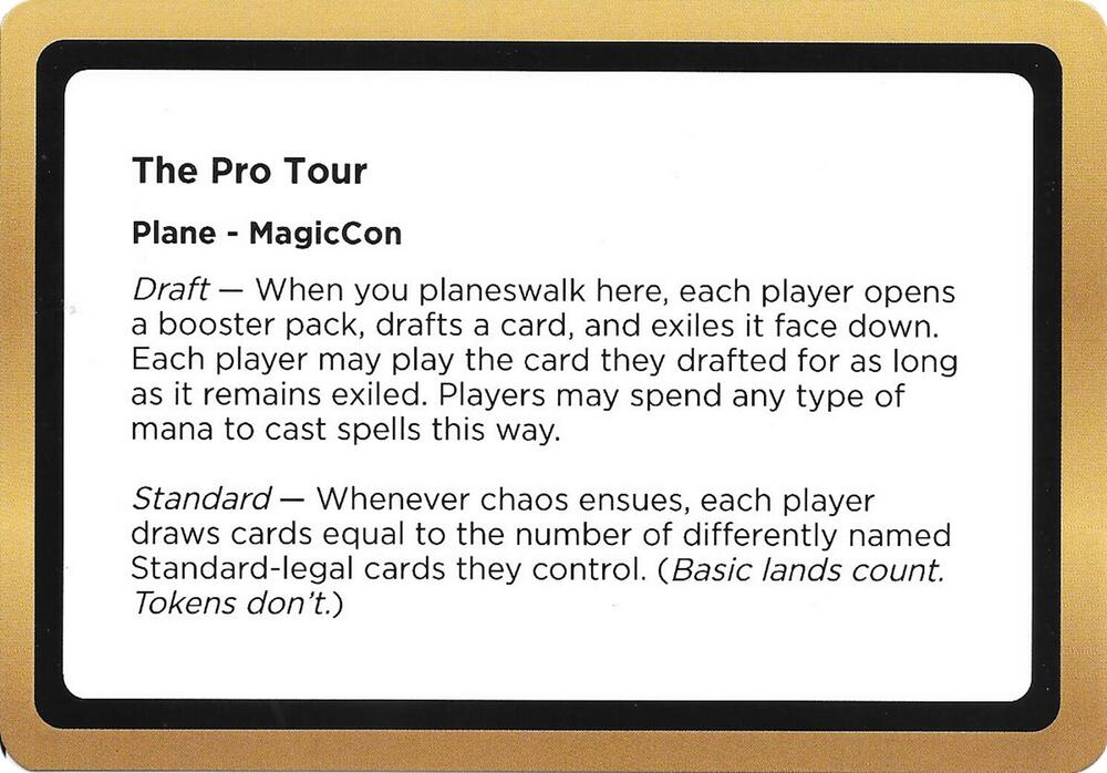 The Pro Tour (Black Lotus Unknown Planechase) card image