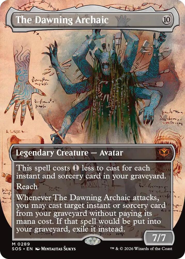 The Dawning Archaic (Borderless) card image