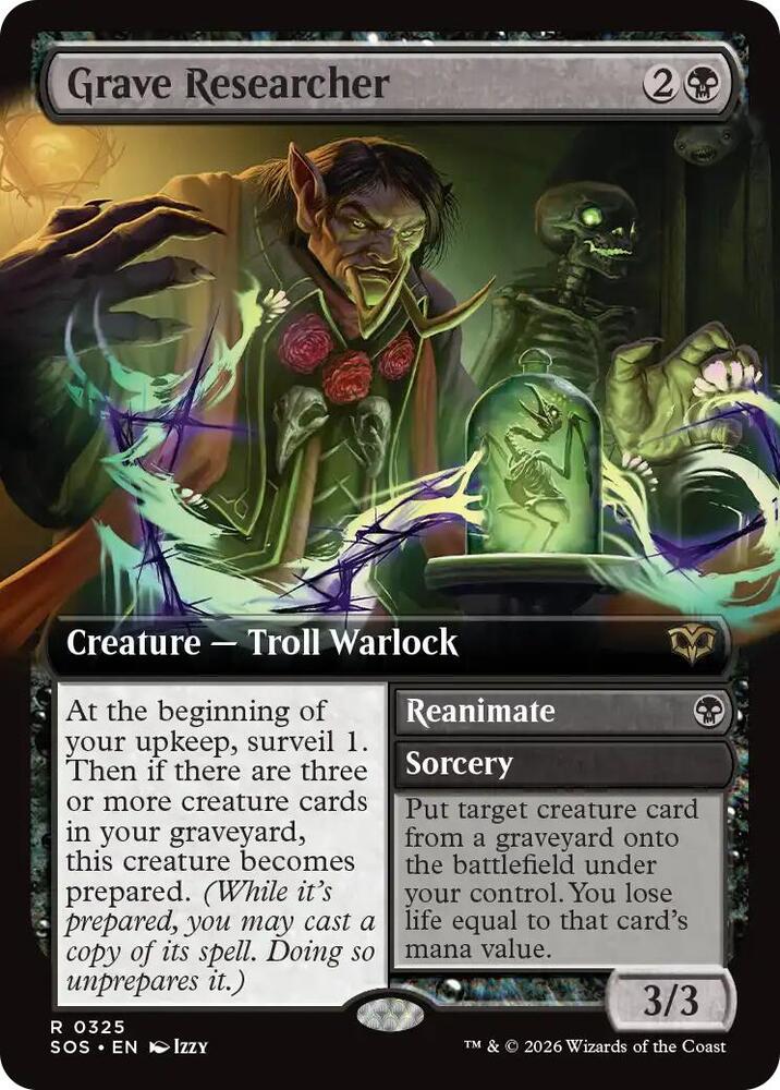 Grave Researcher (Extended Art) card image