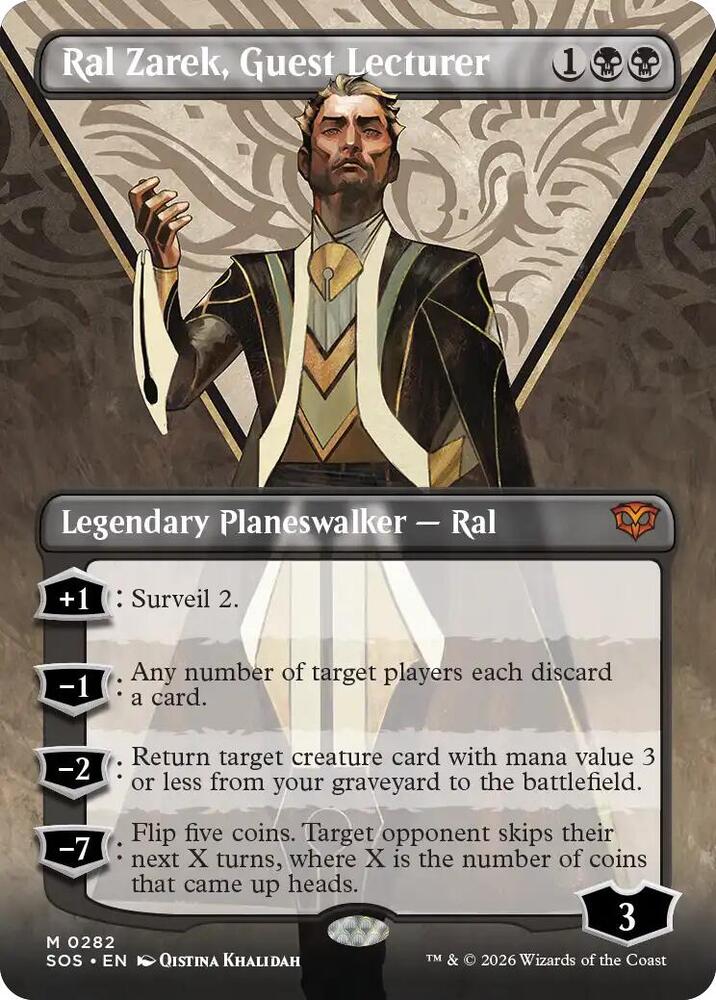 Ral Zarek, Guest Lecturer (Borderless) card image