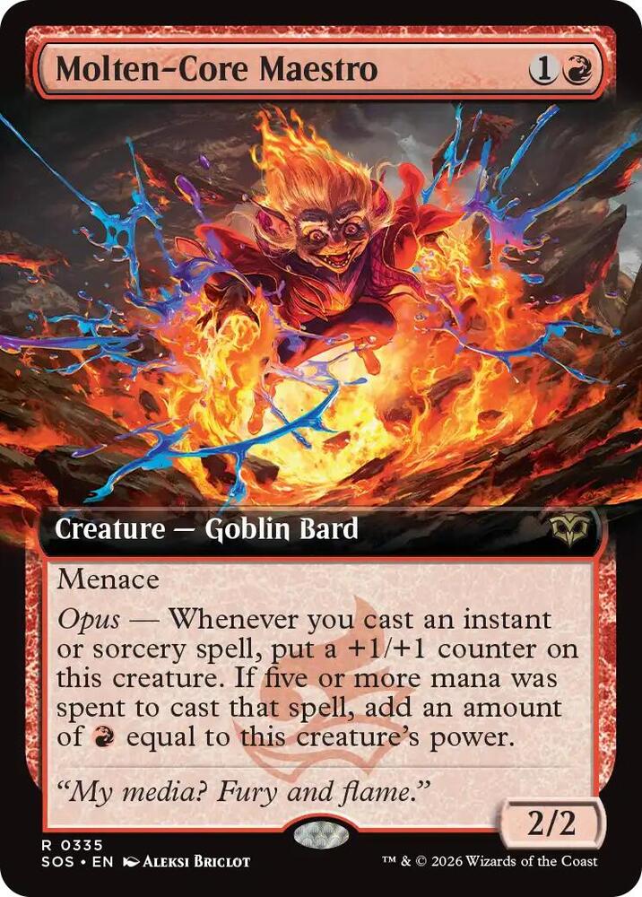 Molten-Core Maestro (Extended Art) card image