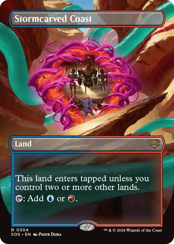 Stormcarved Coast (Borderless) card image