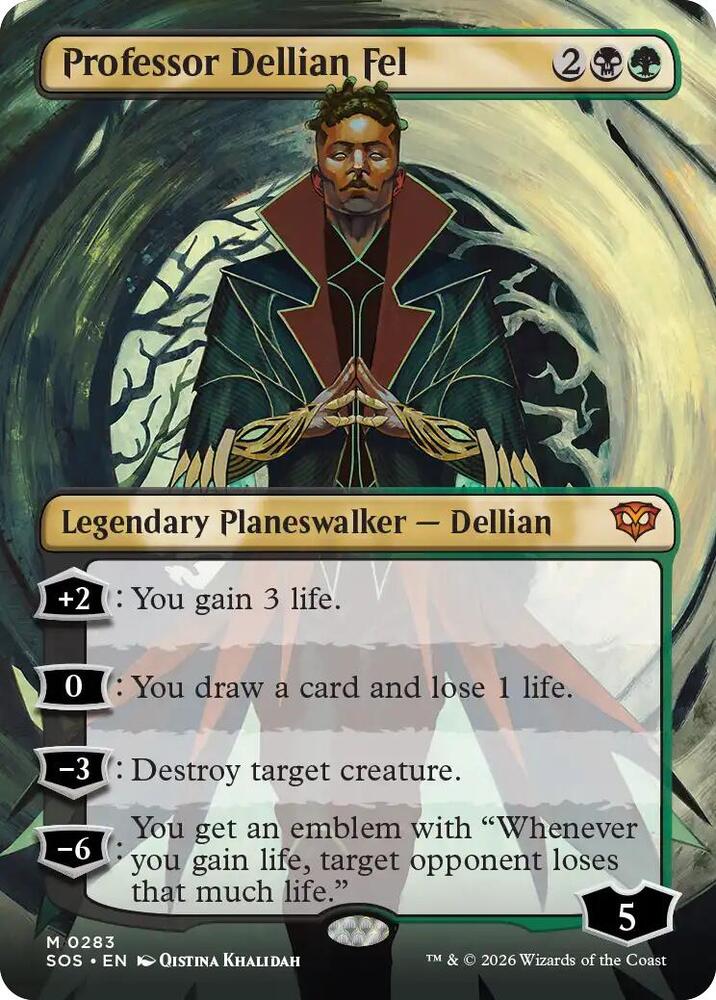Professor Dellian Fel (Borderless) card image