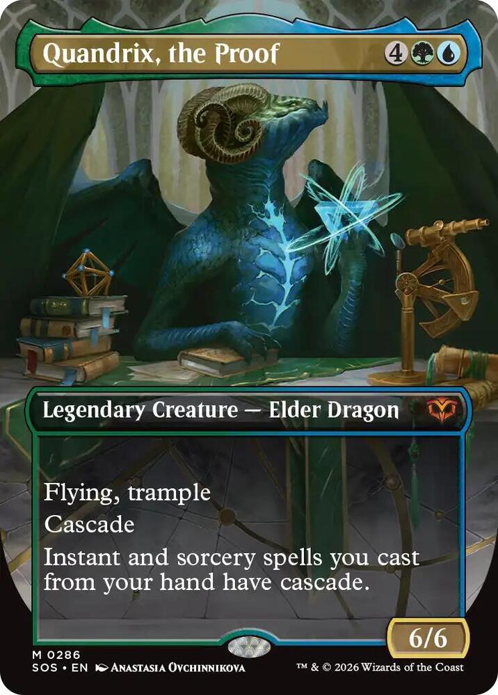 Quandrix, the Proof (Borderless) card image