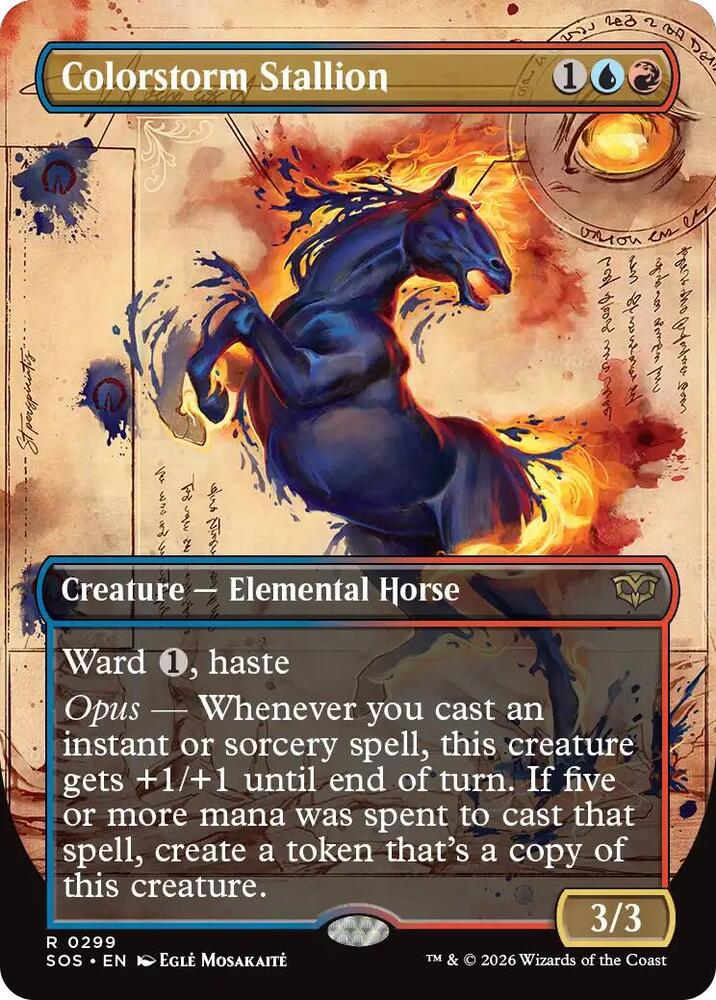 Colorstorm Stallion (Borderless) card image