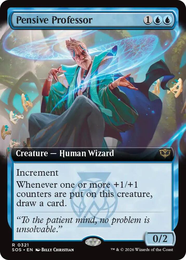 Pensive Professor (Extended Art) card image