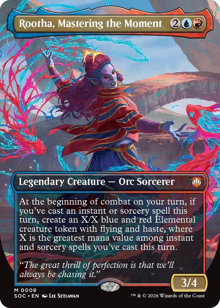 Rootha, Mastering the Moment (Borderless) card image