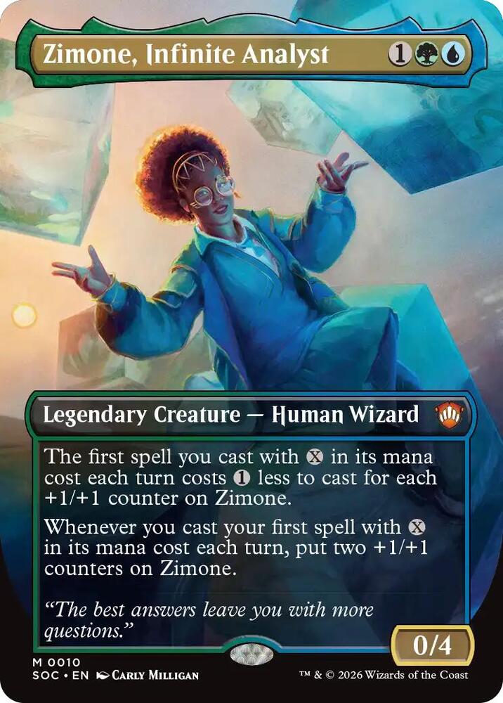 Zimone, Infinite Analyst (Borderless) card image