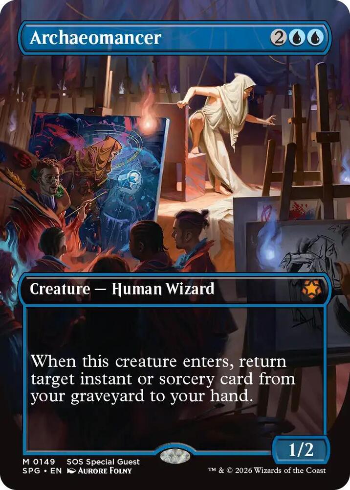 Archaeomancer (Borderless) card image