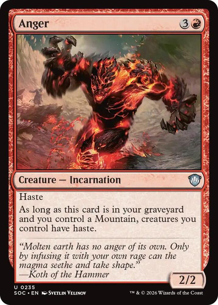 Anger card image