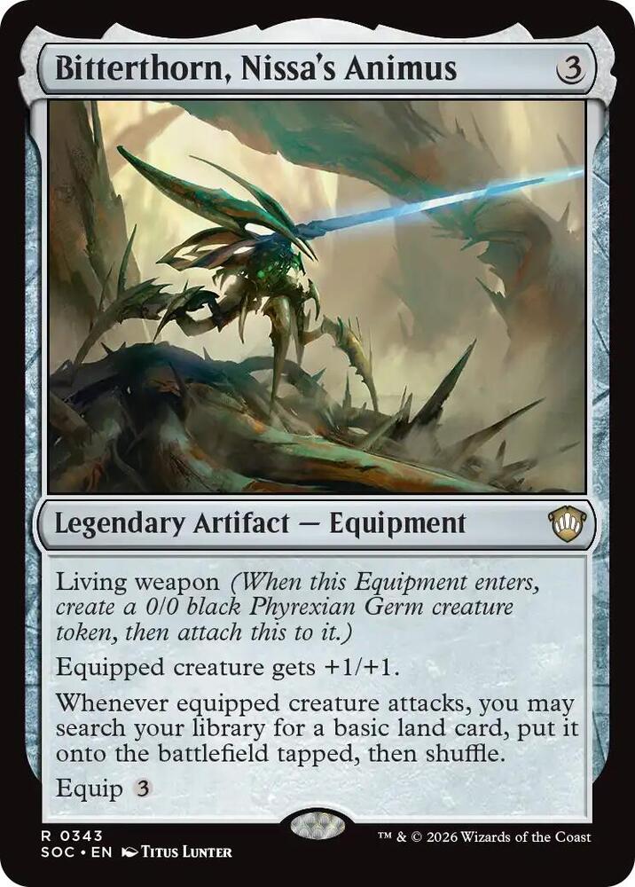 Bitterthorn, Nissa's Animus card image
