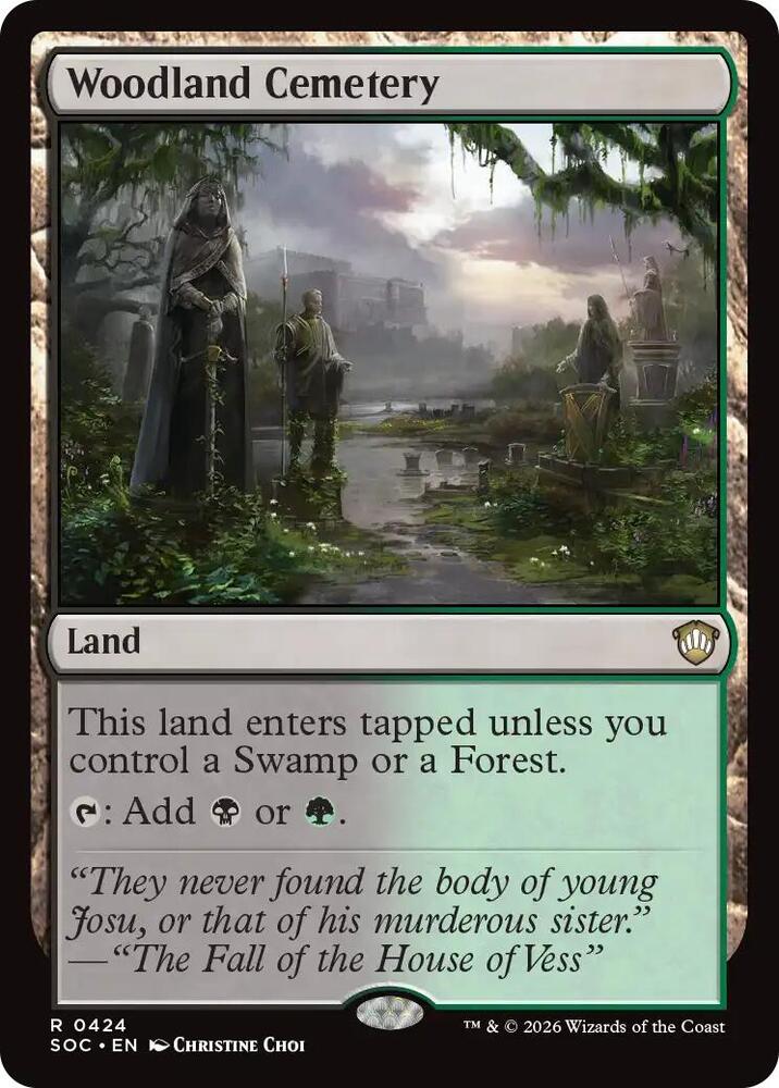Woodland Cemetery card image