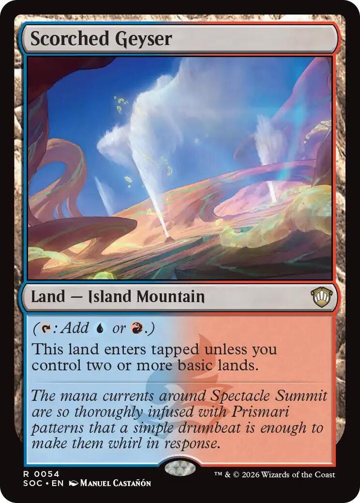 Scorched Geyser card image