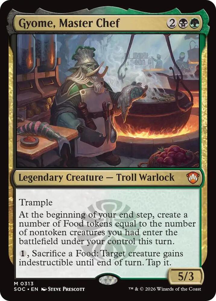 Gyome, Master Chef card image