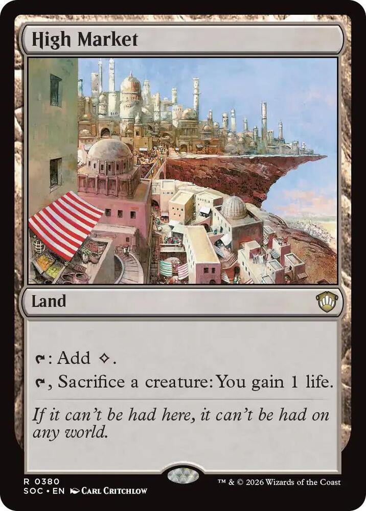 High Market card image