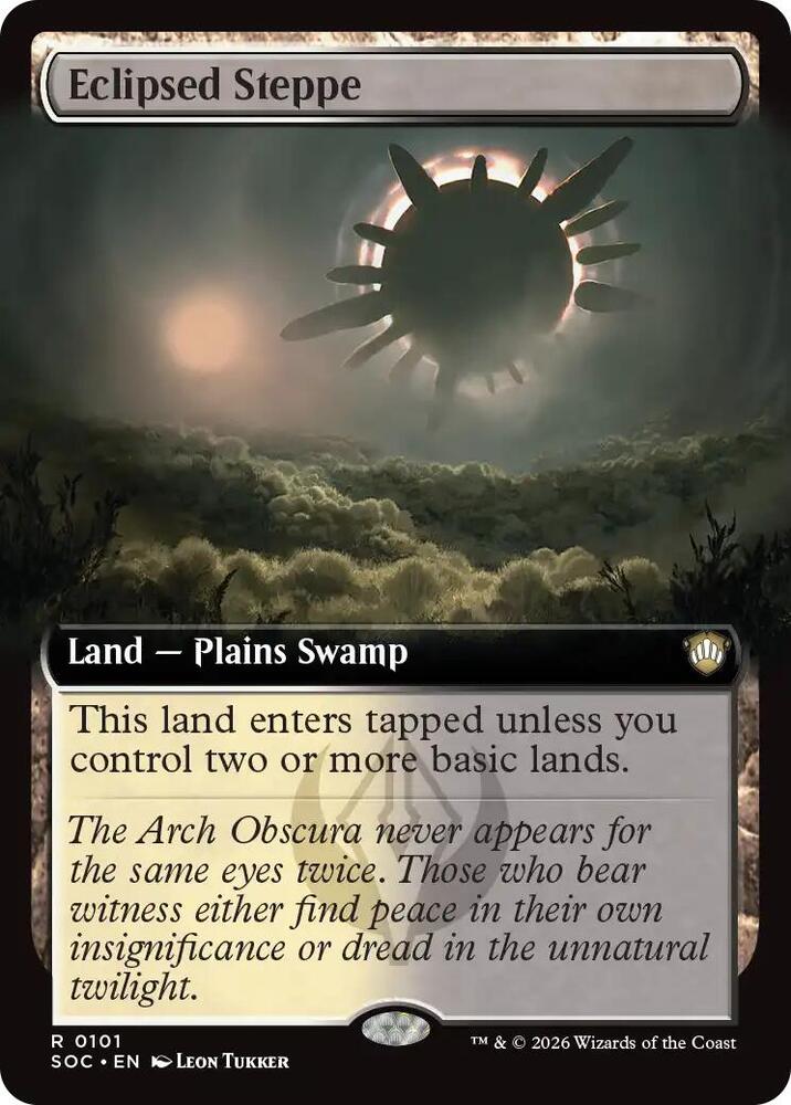 Eclipsed Steppe (Extended Art) card image