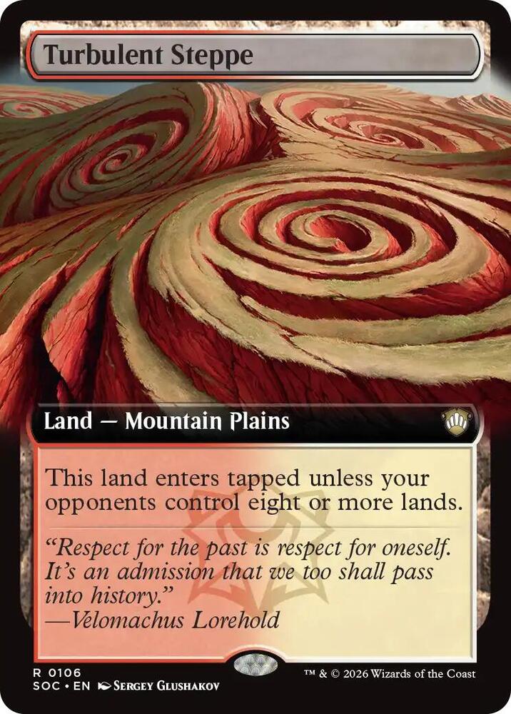 Turbulent Steppe (Extended Art) card image