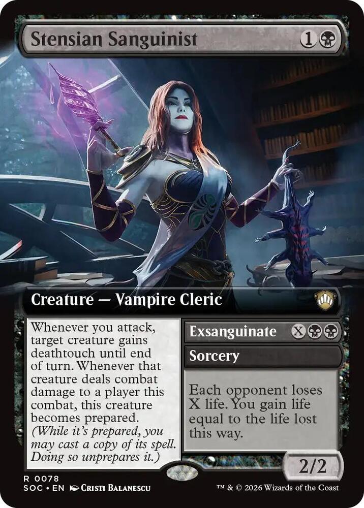 Stensian Sanguinist (Extended Art) card image