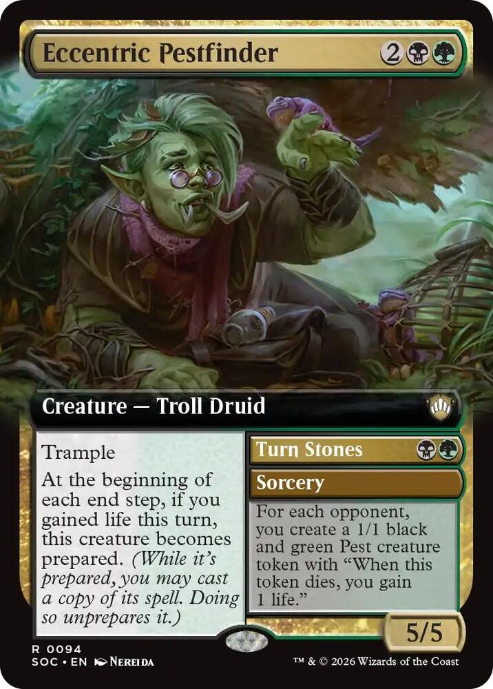 Eccentric Pestfinder (Extended Art) card image