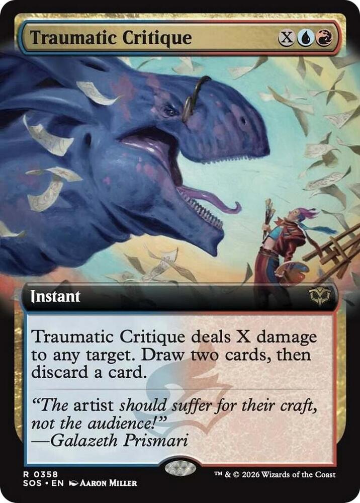 Traumatic Critique (Extended Art) card image