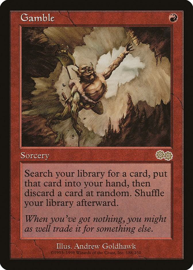 Gamble card image