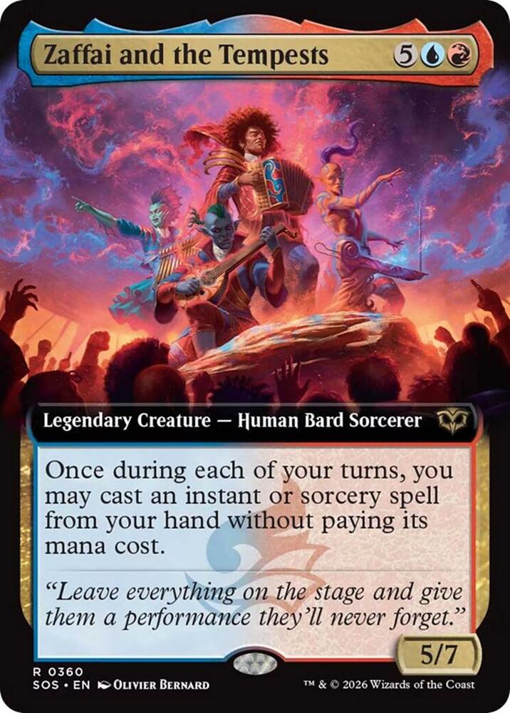 Zaffai and the Tempests (Extended Art) card image