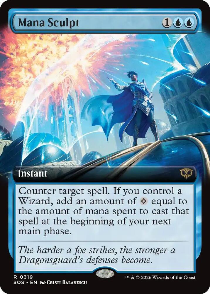 Mana Sculpt (Extended Art) card image